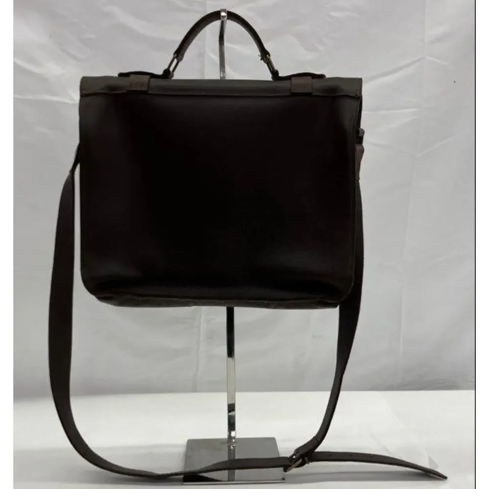 LILE GENUINE LEATHER CROSSBODY MESSENGER BAG
